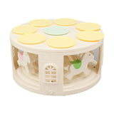 Rotary Dessert Machine LED Carousel Automatic Rotating Dessert Display Table with 4 Music for Wedding Party Supplies