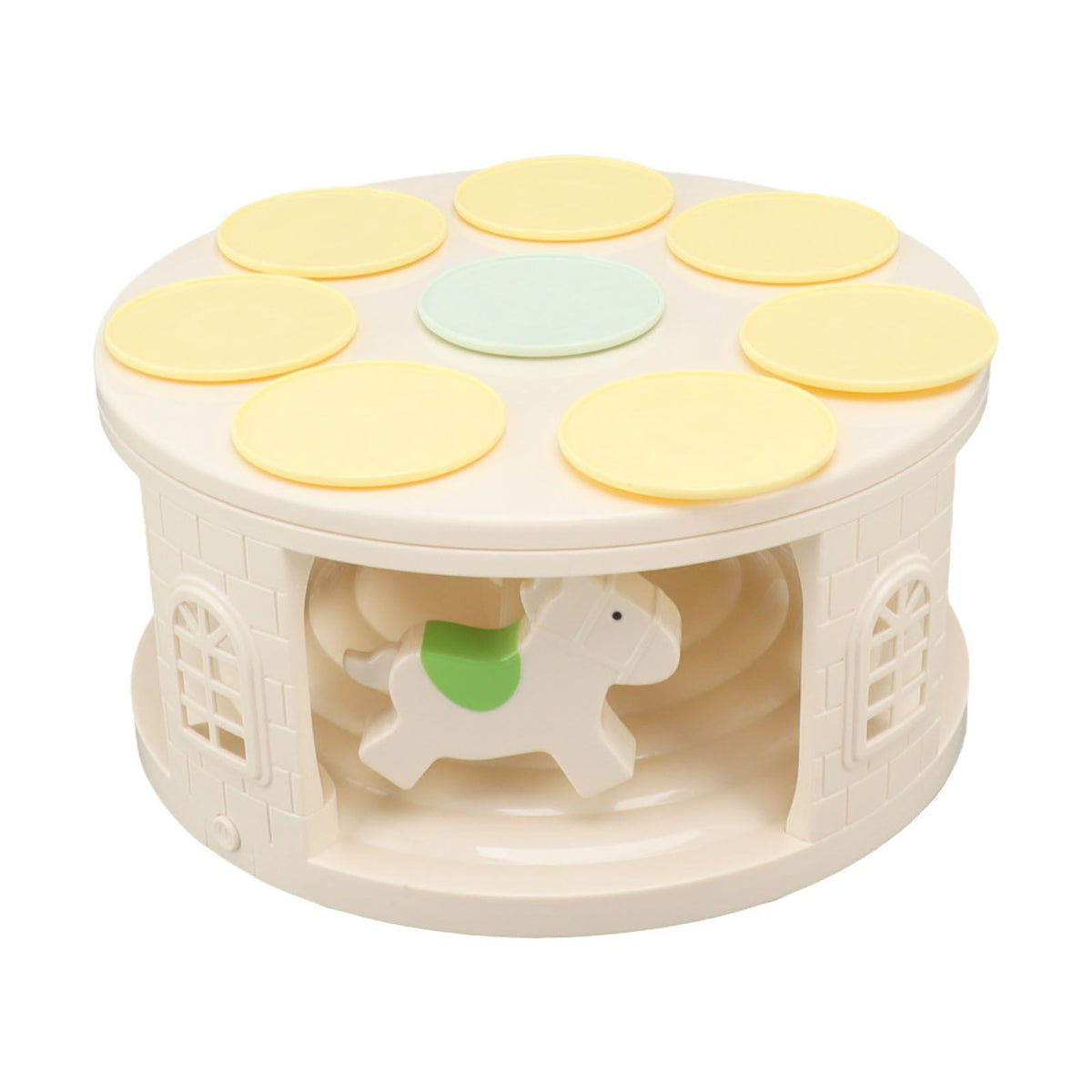 Rotary Dessert Machine LED Carousel Automatic Rotating Dessert Display Table with 4 Music for Wedding Party Supplies