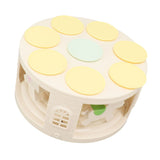 Rotary Dessert Machine LED Carousel Automatic Rotating Dessert Display Table with 4 Music for Wedding Party Supplies - Low Angle
