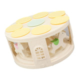 Rotary Dessert Machine LED Carousel Automatic Rotating Dessert Display Table with 4 Music for Wedding Party Supplies