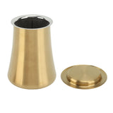 Coffee Sifter Cup Coffee Grind Sieve Fine Mesh Coffee Powder Sieve Cup 304 Stainless Steel Coffee Making Accessory for Home Gold - Side View
