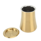 Coffee Sifter Cup Coffee Grind Sieve Fine Mesh Coffee Powder Sieve Cup 304 Stainless Steel Coffee Making Accessory for Home Gold - 45-Degree Angle