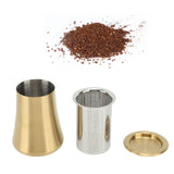 Coffee Sifter Cup Coffee Grind Sieve Fine Mesh Coffee Powder Sieve Cup 304 Stainless Steel Coffee Making Accessory for Home Gold - Extra Image