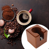 Coffee Tamper Holder Universal Food Safe Wood Coffee Filter Tamper Stand for 51mm 53mm 54mm Portafilter