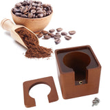 Coffee Tamper Holder Universal Food Safe Wood Coffee Filter Tamper Stand for 51mm 53mm 54mm Portafilter - Extra Image