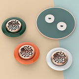 Solid Air Freshener Punching Free Long Lasting Modern Delicate Air Aromatherapy Deodorizers for Bathroom Shoes Cabinet White