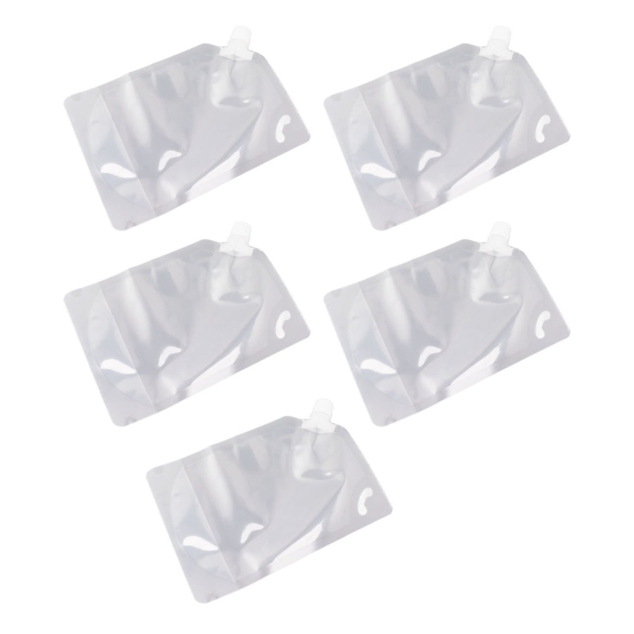 5Pcs Grain Sealed Storage Bag Reusable Transparent Grain Storage Bag for Rice Cereals Flour Nuts 1kg