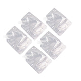 5Pcs Grain Sealed Storage Bag Reusable Transparent Grain Storage Bag for Rice Cereals Flour Nuts 1kg - 45-Degree Angle