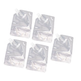 5Pcs Grain Sealed Storage Bag Reusable Transparent Grain Storage Bag for Rice Cereals Flour Nuts 1kg