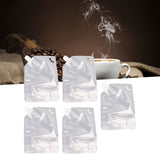5Pcs Grain Sealed Storage Bag Reusable Transparent Grain Storage Bag for Rice Cereals Flour Nuts 1kg