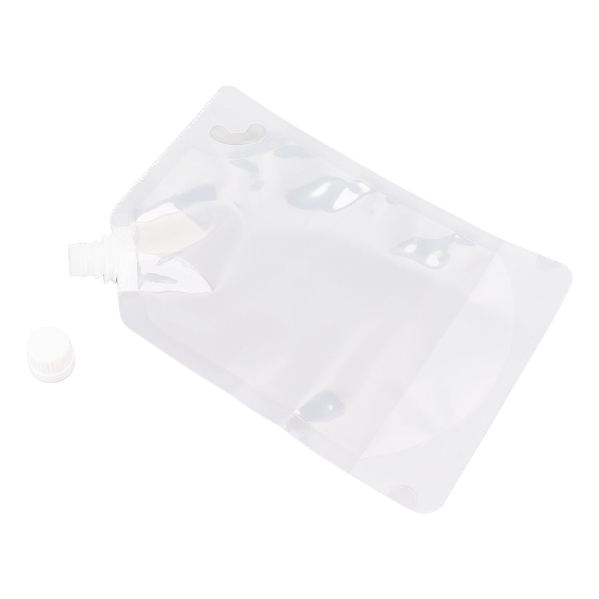 5Pcs Grain Sealed Storage Bag Reusable Transparent Grain Storage Bag for Rice Cereals Flour Nuts 1kg