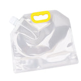 5Pcs Grain Sealed Storage Bag Reusable Transparent Grain Storage Bag for Rice Cereals Flour Nuts 1.5kg