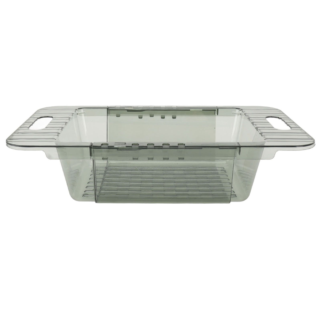 Kitchen Sink Fruit Vegetable Strainer Modern Minimalist PET Kitchen Telescopic Drain Rack Plastic Sink Filter Green
