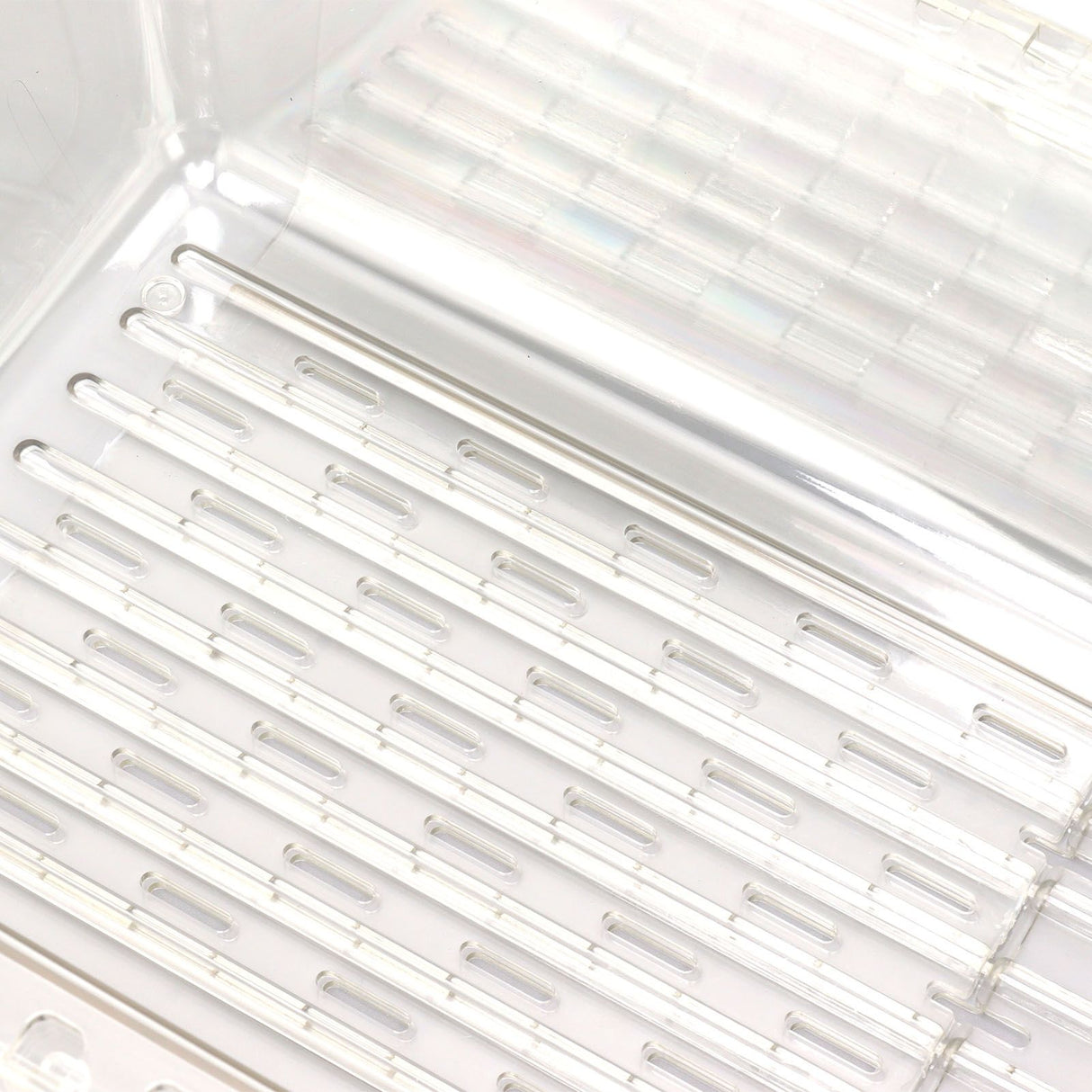 Kitchen Sink Fruit Vegetable Strainer Modern Minimalist PET Kitchen Telescopic Drain Rack Plastic Sink Filter Transparent