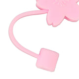 6Pcs Straw Cover Cap Cute Cartoon Reusable Silicone Toppers Drinking Tips Lids Plugs Type B - Extra Image