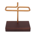 Coffee Filter Holder Wooden Hand Drip Coffee Filter Paper Stand for Home Cafe Bars Walnut Wood