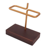 Coffee Filter Holder Wooden Hand Drip Coffee Filter Paper Stand for Home Cafe Bars Walnut Wood