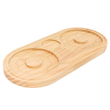 Salt Rimmer Pine Wood Sugar Rimmer Waterproof Holder Bar Tool for Cocktail Margarita A - Front View