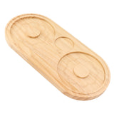 Salt Rimmer Pine Wood Sugar Rimmer Waterproof Holder Bar Tool for Cocktail Margarita A