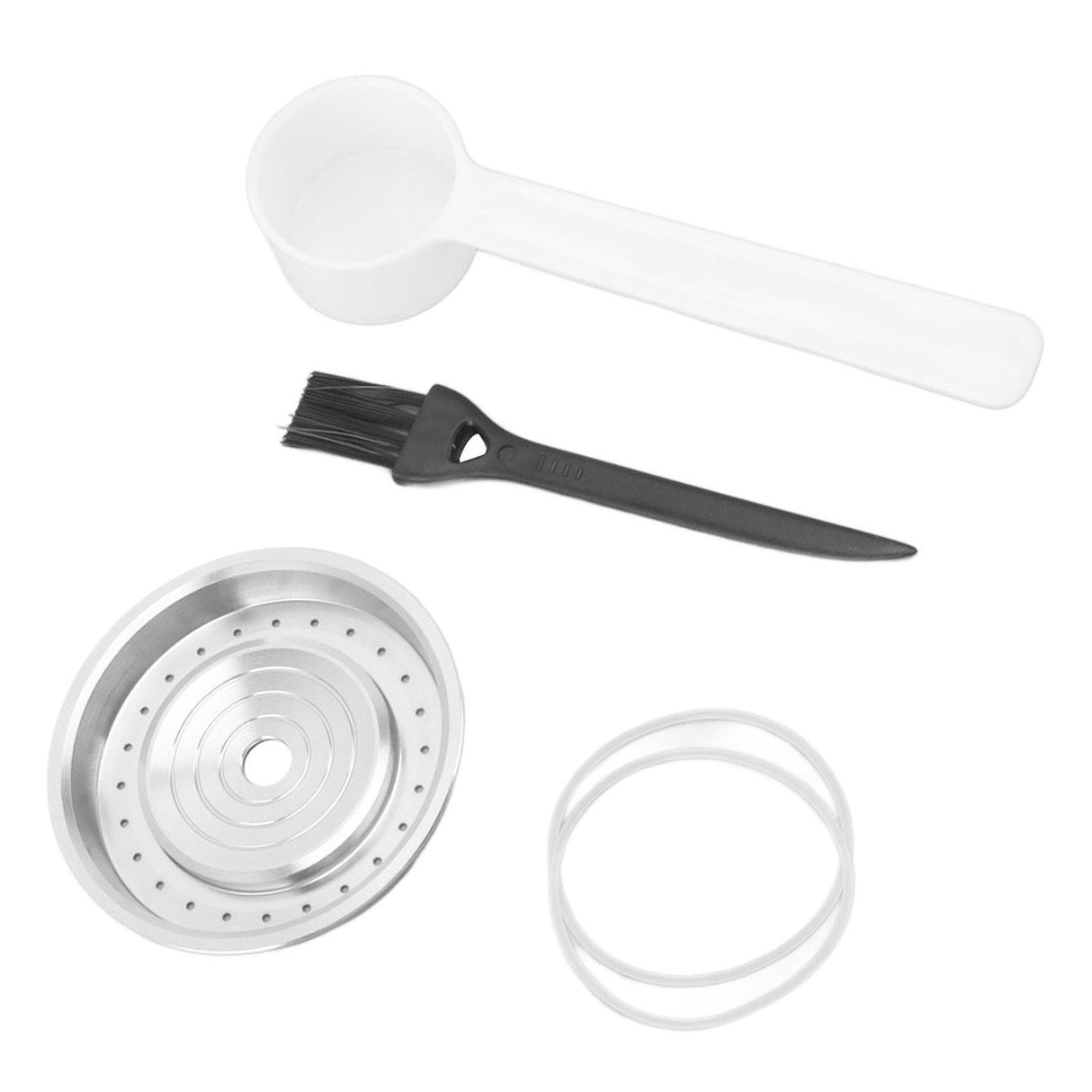 Coffee Capsule Lid 304 Stainless Steel Rust Proof Reusable Refillable Coffee Capsule Seal Cover