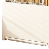 White Kitchen Chopsticks Knife Stand Cutting Board Integrated Magnet Draining Holder for Home