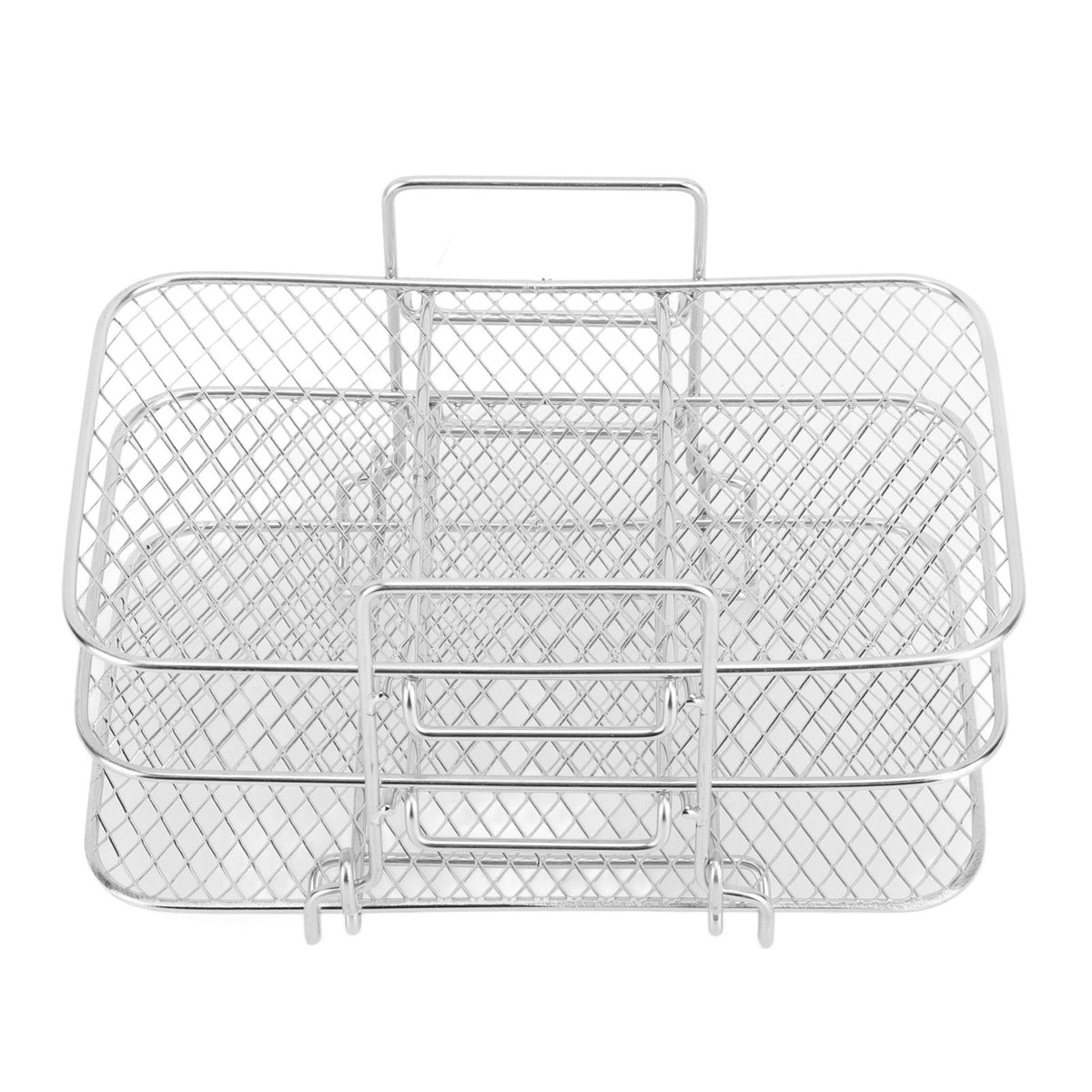 3 Layer Fryer Rack Stainless Steel Stackable Grill Rack 3 Tier Baking Rack for Household Use