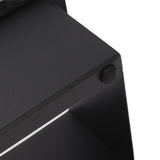 Coffee Knock Box Rubber Coffee Box with Removable Stainless Steel Ground Container for Cafe Bar L