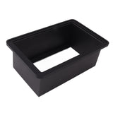 Coffee Knock Box Rubber Coffee Box with Removable Stainless Steel Ground Container for Cafe Bar L