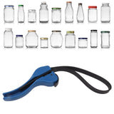 Jar Opener Jar Lid Opener Tool Multifunctional Bottle Opener with Latch for Weak Hands L