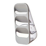 3 Layer Chopsticks Knife Storage Rack Holder Waterproof Knife Storage Drainage Bracket Container Gray