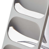 3 Layer Chopsticks Knife Storage Rack Holder Waterproof Knife Storage Drainage Bracket Container Gray - Low Angle