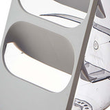 3 Layer Chopsticks Knife Storage Rack Holder Waterproof Knife Storage Drainage Bracket Container Gray