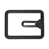 Rectangle Glass Pot Cover Thickened Standable Visible Silicone Rectangle Pan Lid Black 15 X 18cm / 5.9 X 7.1in - Top-Down View