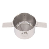Portable Pour Over Coffee Filter Collapsible Reusable Stainless Steel Slow Drip Coffee Filter for Travel Camping Office - Rear View