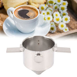 Portable Pour Over Coffee Filter Collapsible Reusable Stainless Steel Slow Drip Coffee Filter for Travel Camping Office