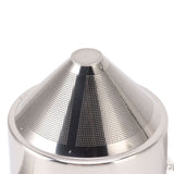 Portable Pour Over Coffee Filter Collapsible Reusable Stainless Steel Slow Drip Coffee Filter for Travel Camping Office - Extra Image