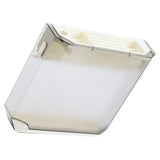 Wall Mounted Knife Holder Ultrathin Plastic Installation Box Storage Rack for Kitchen Gray