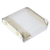 Wall Mounted Knife Holder Ultrathin Plastic Installation Box Storage Rack for Kitchen Gray