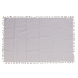 Cotton Linen Tablecloths Waterproof Oilproof Washable Wrinkle Free Tassels Rectangle Dining Table Cloth for Dining Room