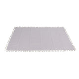 Cotton Linen Tablecloths Waterproof Oilproof Washable Wrinkle Free Tassels Rectangle Dining Table Cloth for Dining Room