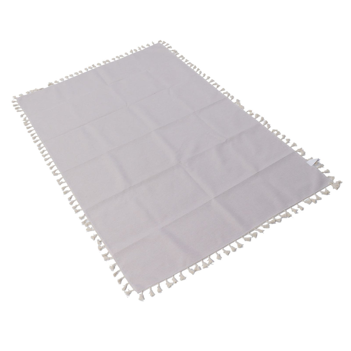 Cotton Linen Tablecloths Waterproof Oilproof Washable Wrinkle Free Tassels Rectangle Dining Table Cloth for Dining Room