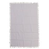 Cotton Linen Tablecloths Waterproof Oilproof Washable Wrinkle Free Tassels Rectangle Dining Table Cloth for Dining Room