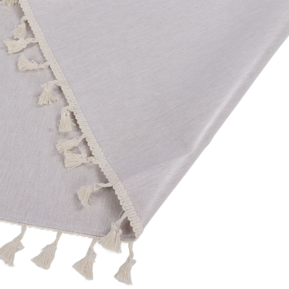 Cotton Linen Tablecloths Waterproof Oilproof Washable Wrinkle Free Tassels Rectangle Dining Table Cloth for Dining Room