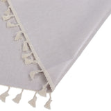 Cotton Linen Tablecloths Waterproof Oilproof Washable Wrinkle Free Tassels Rectangle Dining Table Cloth for Dining Room
