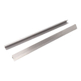 2PCS Kitchen Stove Counter Gap Cover Easy Cleaning Stainless Steel Gap Cover for Kitchen Supplies - Front View
