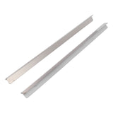 2PCS Kitchen Stove Counter Gap Cover Easy Cleaning Stainless Steel Gap Cover for Kitchen Supplies