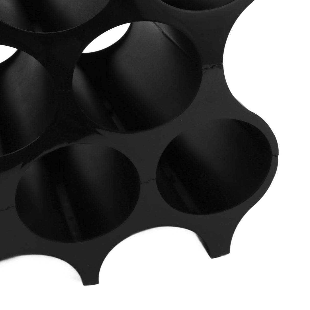4Pcs Black Red Wine Bottle Rack Holder Simple Looking Decorative Wine Bottle Rack Organizer for Pantry Cabinet