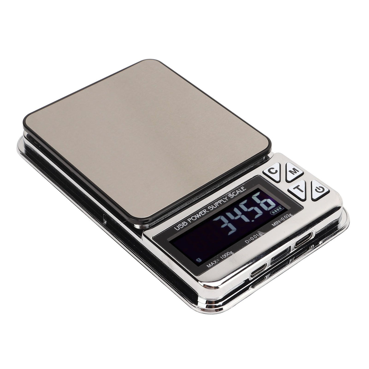 USB Electric Jewelry Flat Weighing Scale Electronic Kitchen Food Coffee Weighing Scale 200mAh