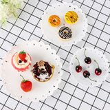 Nordic Style 3 Layer Fruit Plate Tray Plastic 3 Tier Cake Stand Holiday Party Dessert Tray White - Extra Image
