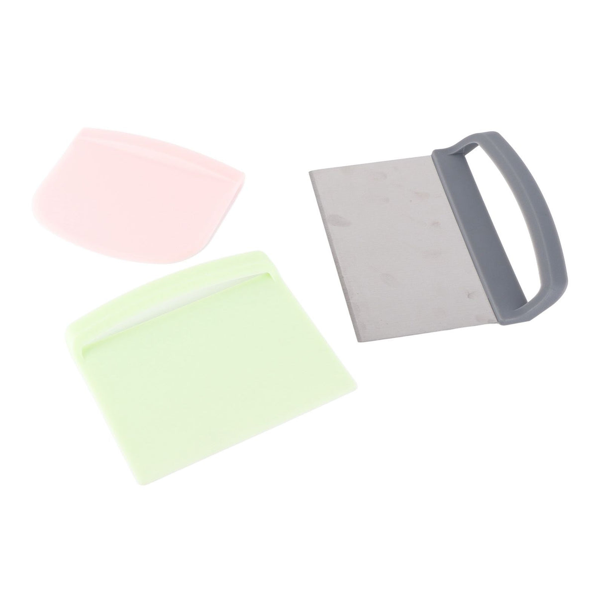 3pcs Dough Scraper Multipurpose Food Grade Safe Dough Cutter for Dough Cake Bread